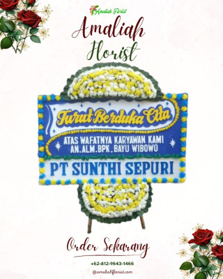 Papan Bunga Duka di Pagergunung